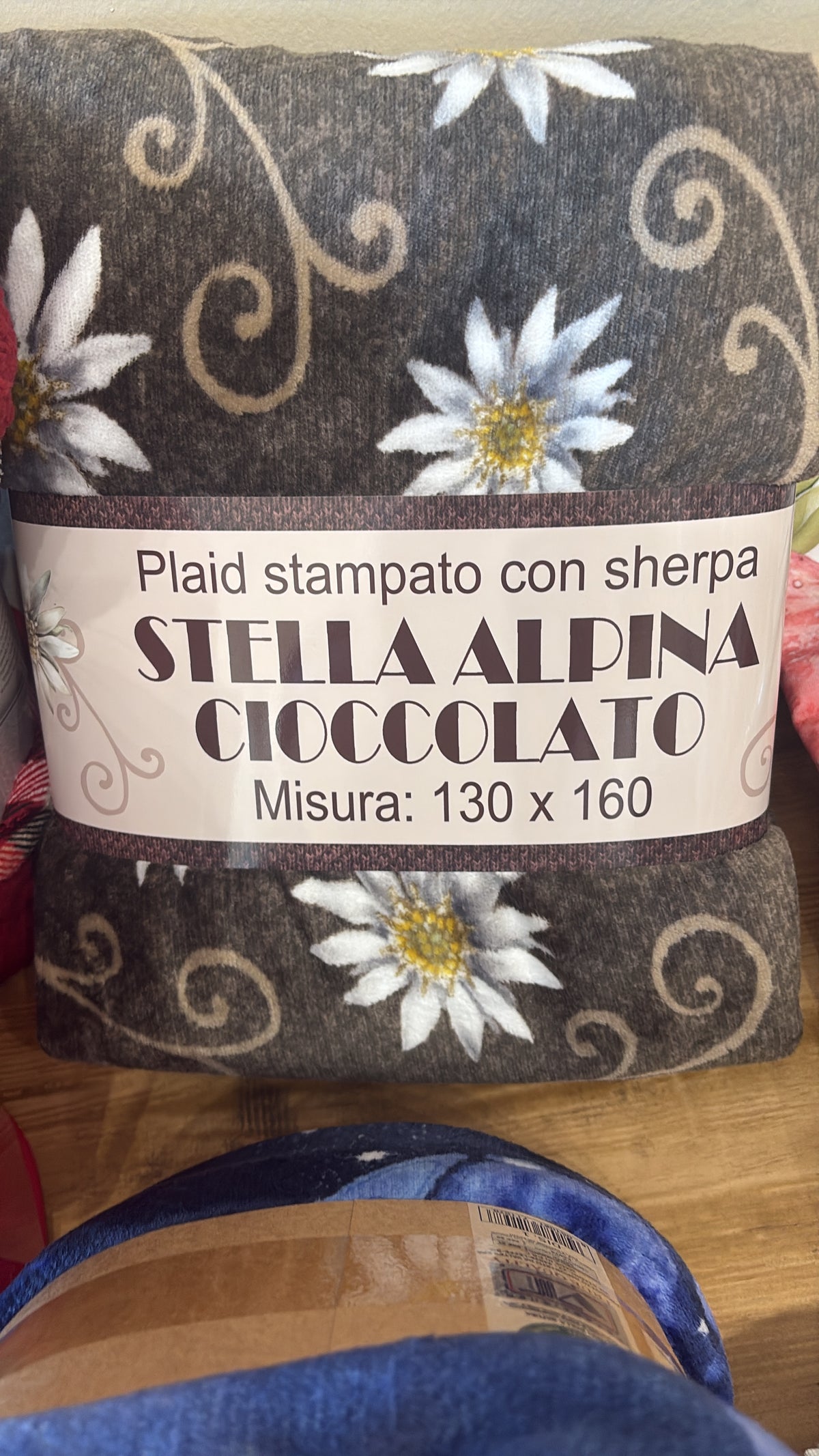 Plaid Stella Alpina Cioccolato