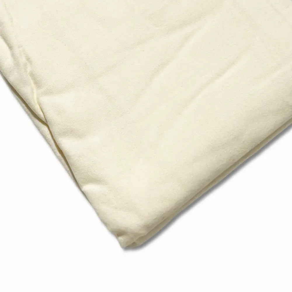 LENZUOLO IN FLANELLA DA SOTTO CON ANGOLI PANNA PIAZZA E MEZZO Manifattura IMBERTI