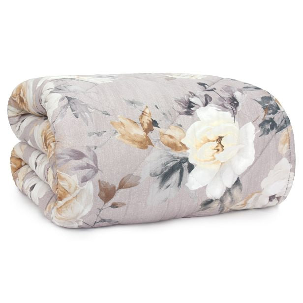 Trapunta matrimoniale floreale – Microfibra