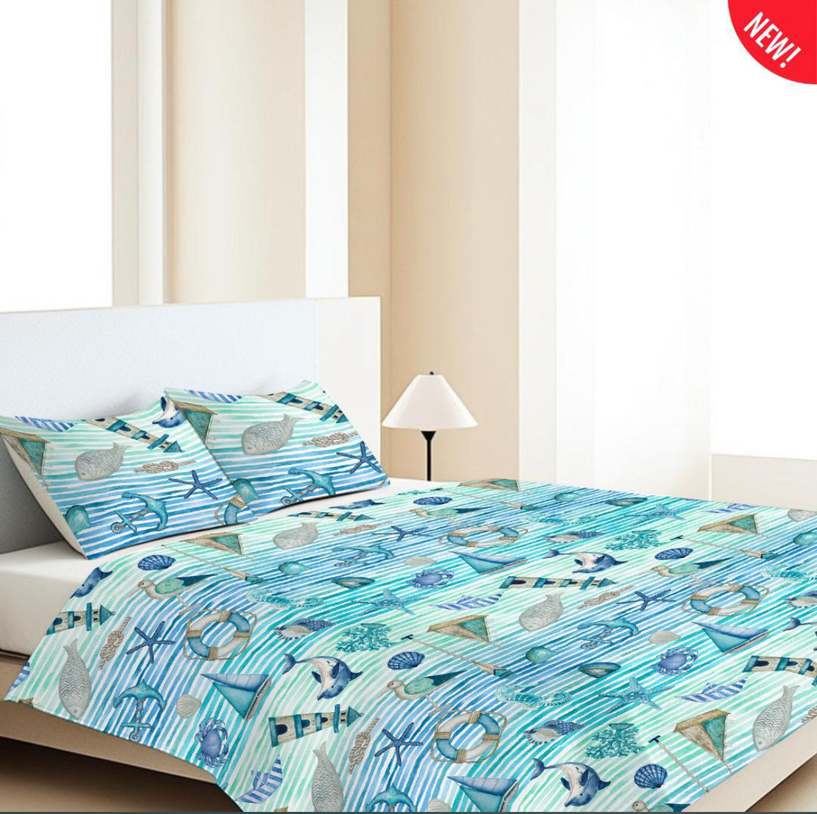 Lenzuola cotone linea Mare