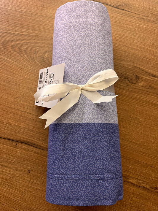 COMPLETO LETTO MATRIMONIALE 100% COTONE AZZURRO