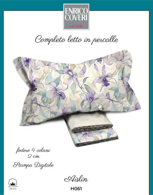 Completo letto percalle Aislin