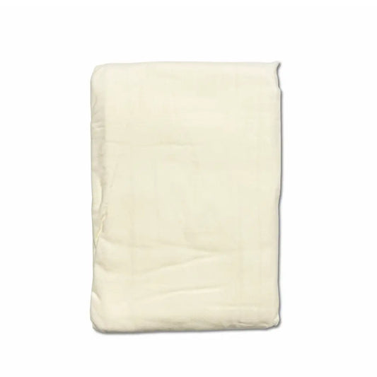 LENZUOLO IN FLANELLA DA SOTTO CON ANGOLI PANNA PIAZZA E MEZZO Manifattura IMBERTI