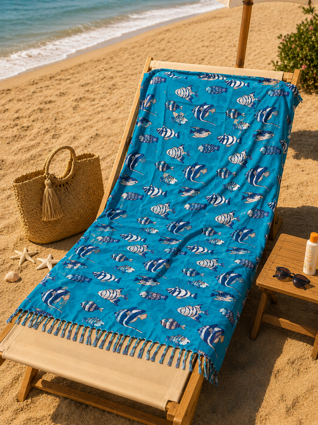 Telo mare/pareo in fouta