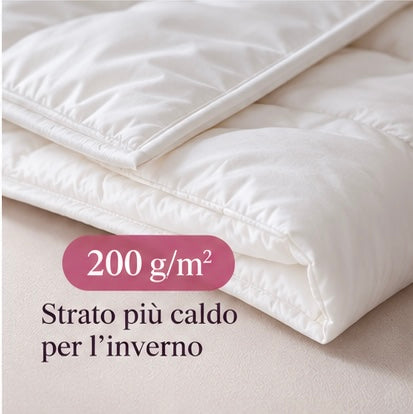 Piumino 4 Stagioni 1 PIAZZA – Interno Piumino 100 + 200 g/m²