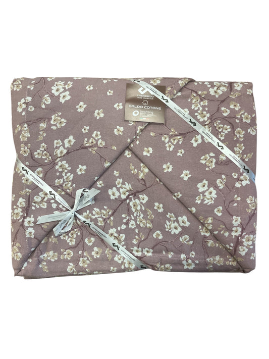 COMPLETO LETTO MATRIMONIALE FLANELLA CASARREDO CHERRY