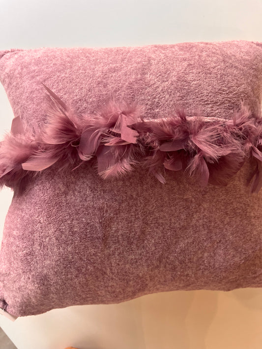 Cuscino piume Mauve