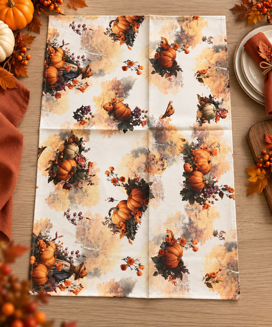 🍂 Strofinaccio da cucina – Fantasia autunnale