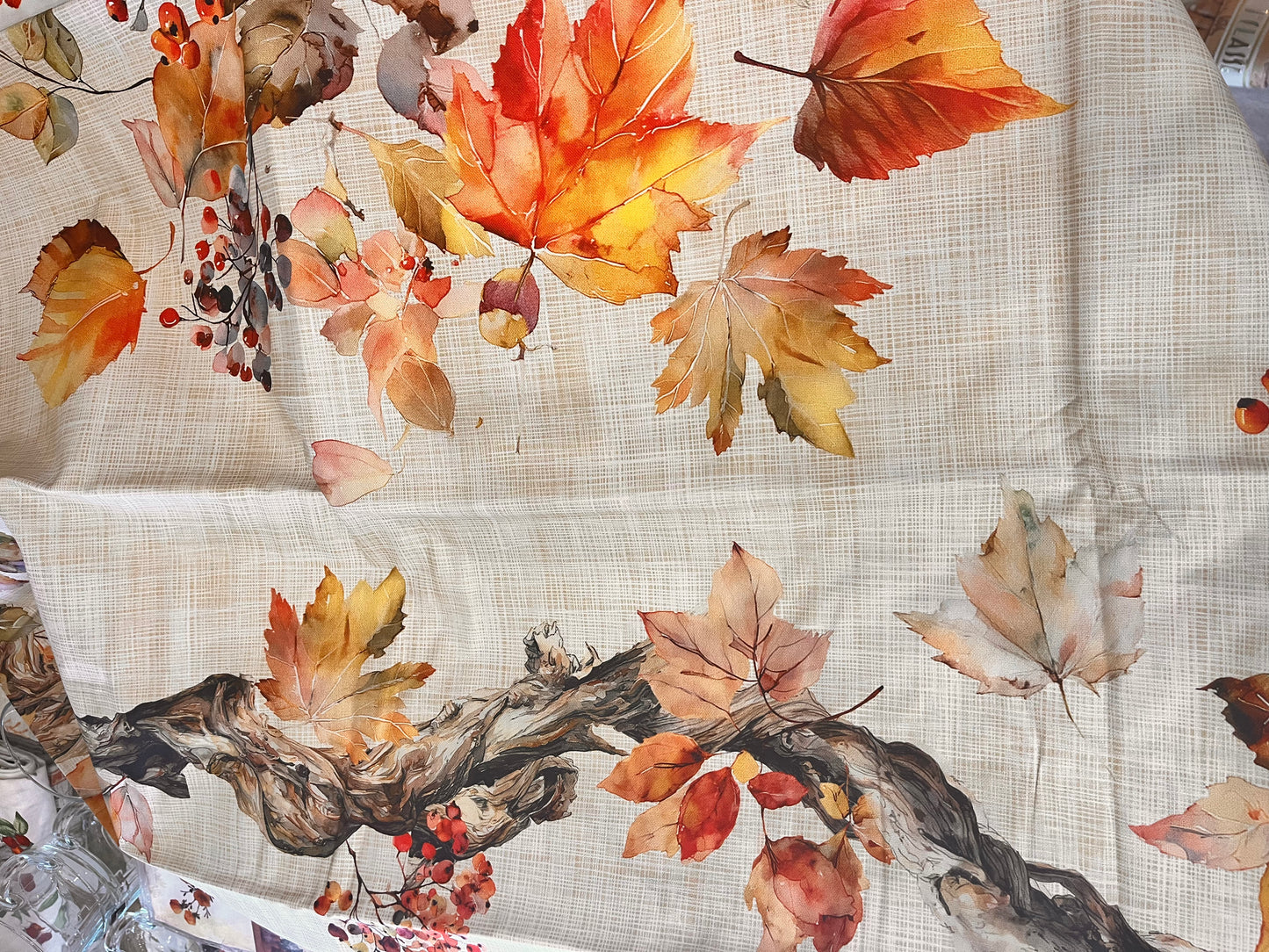 Tovaglia da 6 posti – Collezione Autunno FOGLIE 🍂